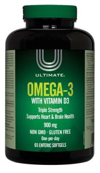 Ultimate Omega-3 900Mg With Vit. D3 65's Softgels