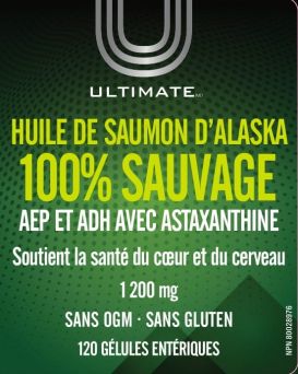 Ultimate Salmon Oil 1200Mg 120's Softgels