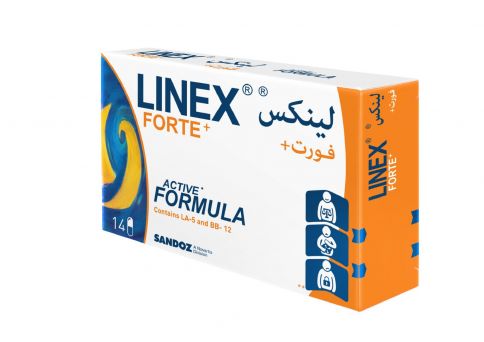 Linex Forte (New Plus) Capsules 14's