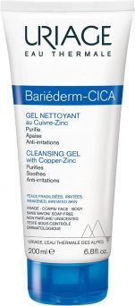 Uriage Bariederm Cica Cleansing Gel With Copper-Zinc 200ml