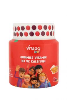 Vitago Kids Calcium + Vitamin D3 Gummies 30'S