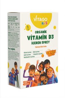 Vitago Kids Organic Vitamin D3 1000 Iu 20ml