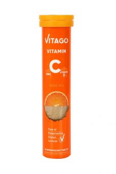 Vitago Vitamin C 1000 Mg Effervescent Tablet 20'S