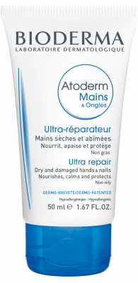 Bioderma Atoderm Ultra Repairing Soothing Hands And Nails Cream, 50ml