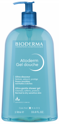 Bioderma Atoderm Intensive Gel Moussant Ultra-Soothing Shower Gel Very Dry to Atopic Skin 1000ml