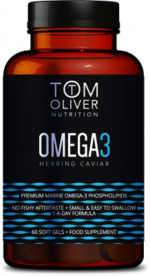 Tom Oliver Omega 3 Herring Caviar 60's