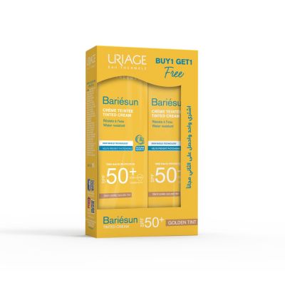 Uriage Bariesun Tinted Cream Gold SPF50+ 50ml (Offer Pack - Buy 1 Get 1)