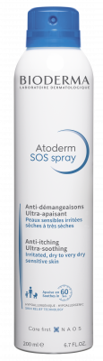 Bioderma Atoderm SOS spray Anti-itching ultra-soothing very dry sensitive skin 200ml
