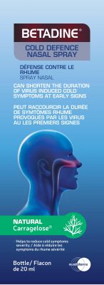 Betadine Cold Defence Nasal Spray Adult 20ml
