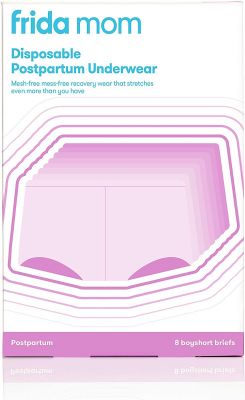 Frida Mom Disposable Postpartum Underwear Boyshort Brief 8's