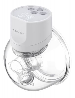 Momcozy - S12 Pro Single Wearable Hands-Free Breast Pump with Comfortable Double-Sealed 24mm Flange