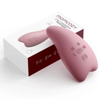 Momcozy - Lactation Massager 2-in-1, Soft Breast Massager for Breastfeeding