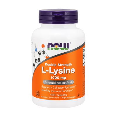 Now L-Lysine, Double Strength 1000mg 100 Tablets