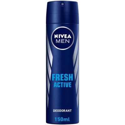 Nivea Men Fresh Active, Antiperspirant for Men, deodorant Fresh Scent, Spray 150ml