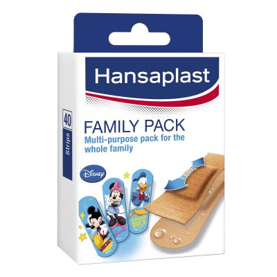 Hansaplast Disney Family Pack Multi-Purpose Plasters, 40 Strips