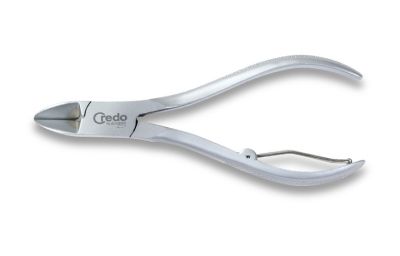 Credo Nipper-Nail Matt Chromium Rounded Tips Diabetes