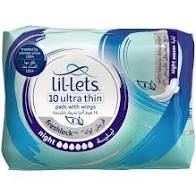 Lil-Lets Fresh Lock Ultrathin Night Towel 10's
