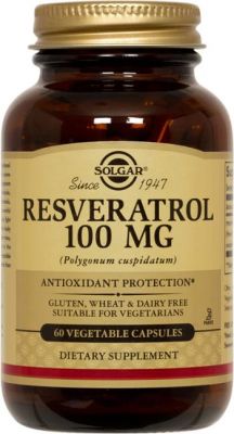 Solgar Resveratrol 100 Mg 60 Vegetable Capsules