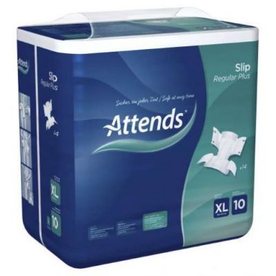 Attends Slip Regular Plus 10 X Large (Pack of 14)