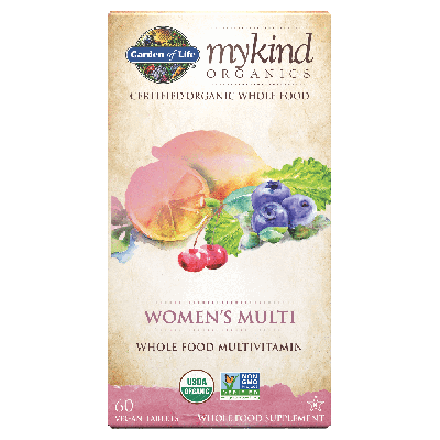 Garden of Life Mykind Organics Women's Multi 60 Vegan Tablets