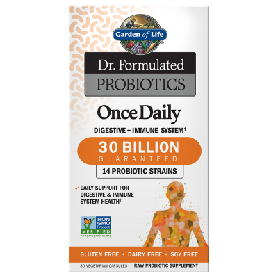 Garden of Life - Dr. Formulated Probiotics Once Daily - 30 Vegetarian Capsules