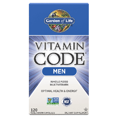 Garden of Life Vitamin Code Whole Food Multivitamin For Men - 120 Capsules
