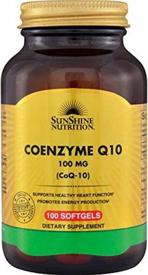 Sunshine Nutrition Coenzyme Q10 100 mg Softgel 100'S