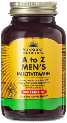 Sunshine Nutrition A To Z Men's Multivitamin Tablet 100's
