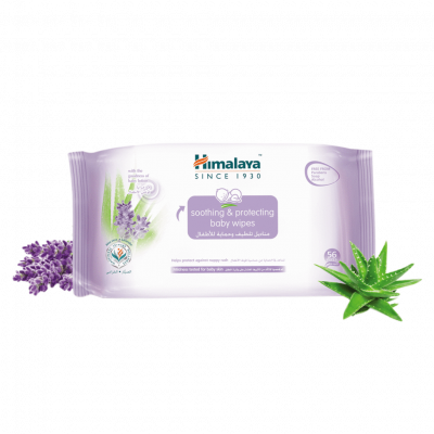 Himalaya Baby Wipes Soothing & Protecting Wipes 56'S