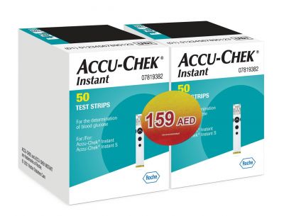 Accucheck Instant Strips 50's Offer Pack 2's