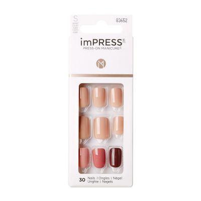 Kiss Impress Short Nails Kim001C Before Sunset