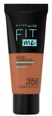 Maybelline New York Fit Me Matte & Poreless Foundation 356 Warm Coconut