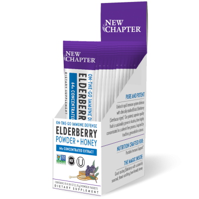 New Chapter Elderberry Powder+ Honey 15'S