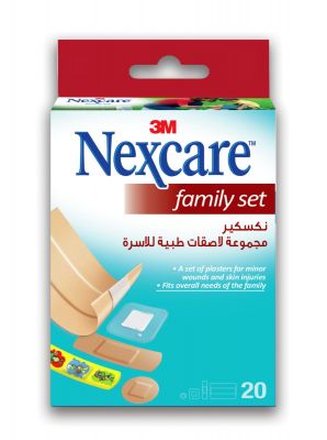 Nexcare Family Pack, Assorted, FS-20, 20's