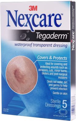 Nexcare Tegaderm Film, T1012, 10cm X 12Cm, 5's