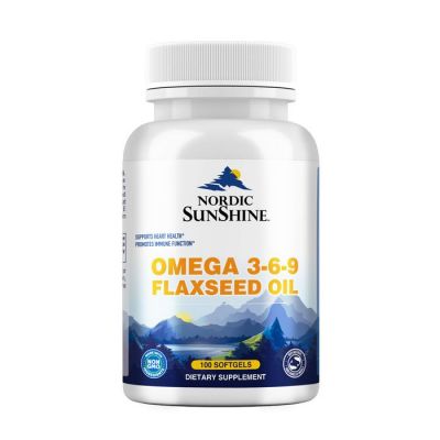 Nordic Sunshine Omega 3-6-9 Flaxseed Oil Softgel 100's