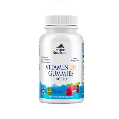 Nordic Sunshine Vitamin D3 1000Iu Gummies 60's