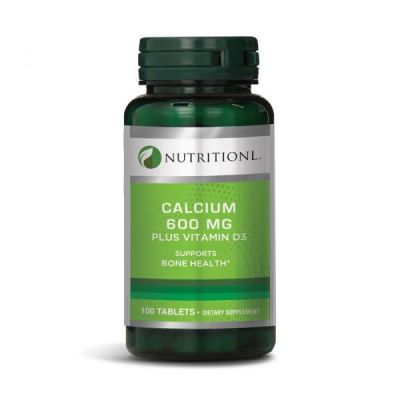 Nutritionl Calcium 600Mg + D3 400Mg Tablet 100'S