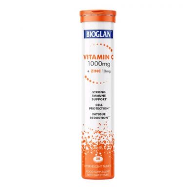 Bioglan Vitamin C + Zinc Effervescent Tablet 20'S