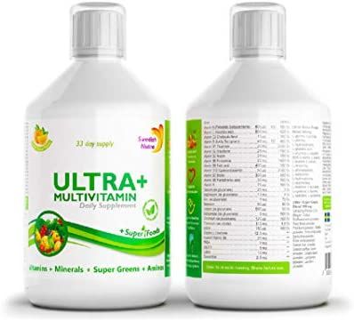 Swedish Nutra Ultra+ Multivitamin Liquid 500ml