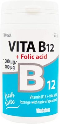 Vitabalans Vita B12+ Folic Acid Tablet 100's