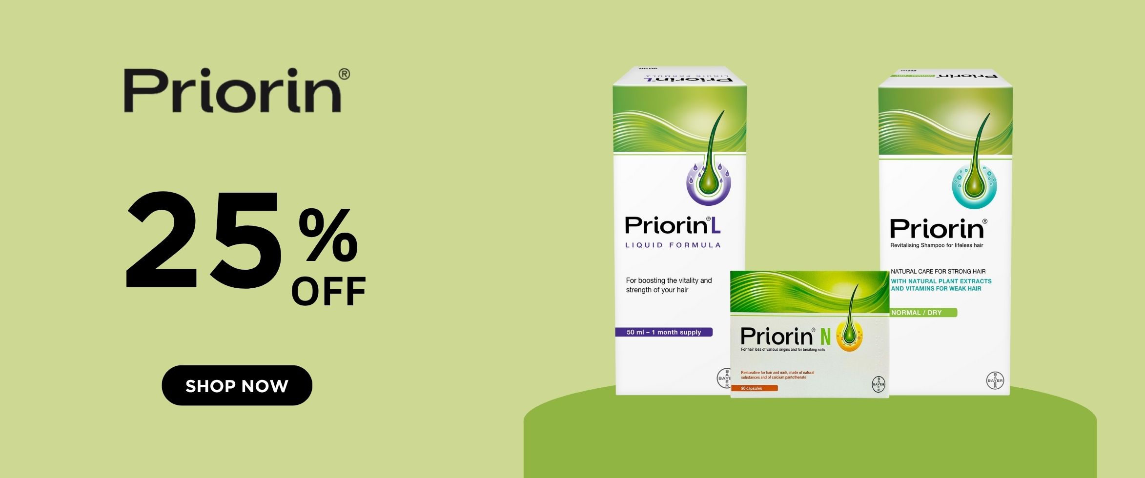 25% off on priorin