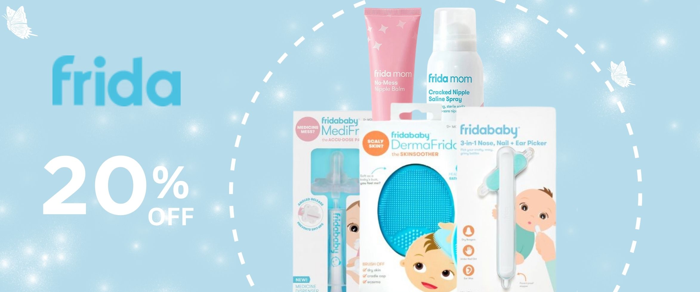 20% off on all Frida products