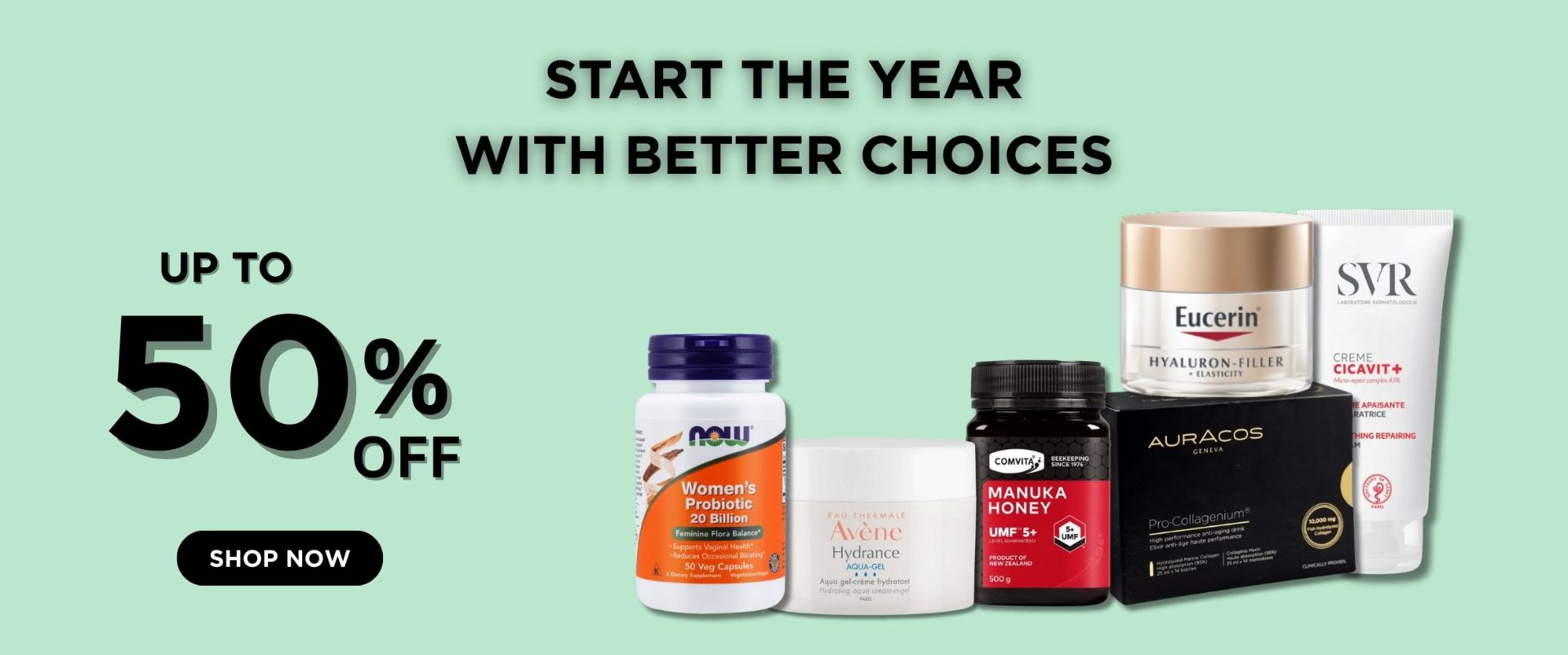 January 2026 Offer - Start The Year With Better Choices - Up To 50% Off