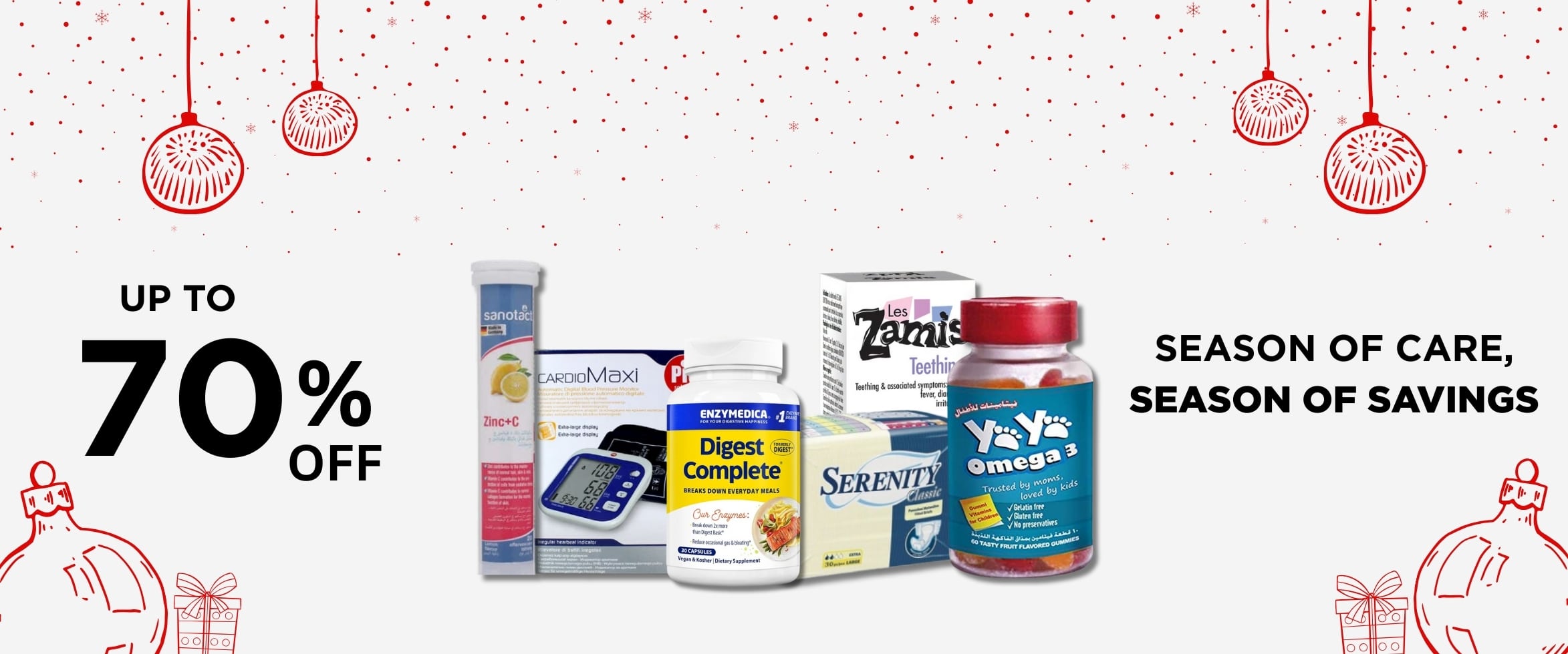 Season of care, season of savings- up to 70% off-December 2025 offer